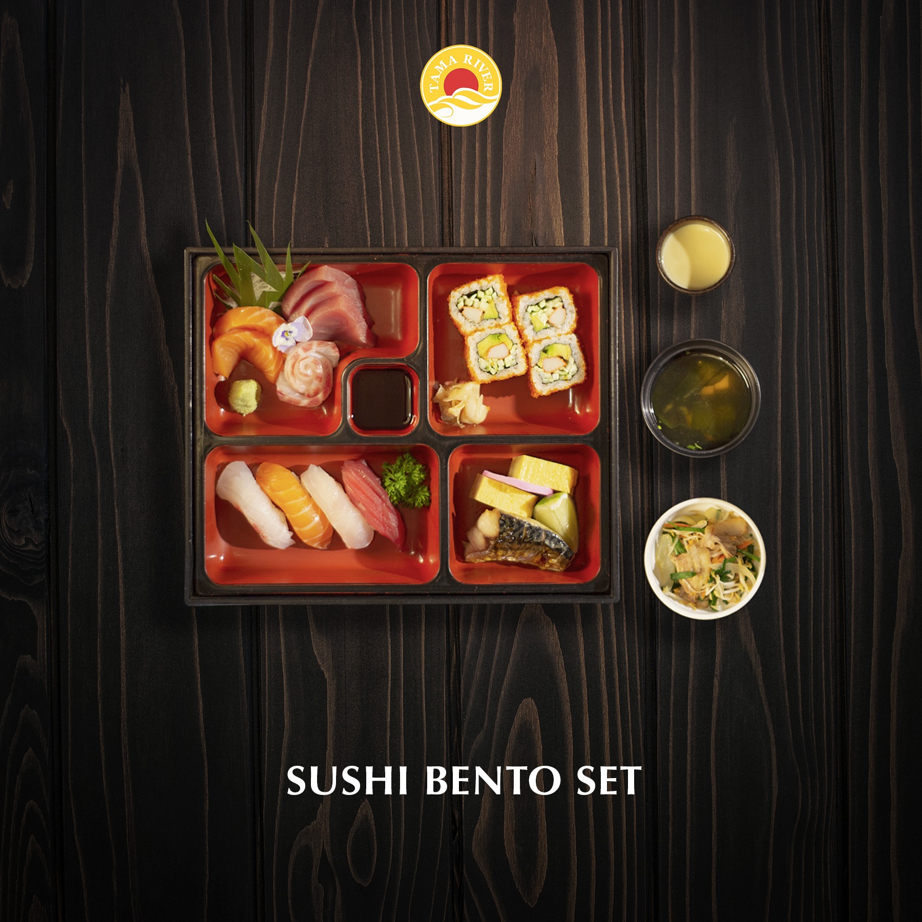 Sushi Bento Lunch Set at Tama River - Source: Tama River